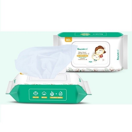Kasten-und Taschen-Verpackungs-Baby-Haut, welche die Wegwerffeuchtpflegetücher bunt säubert