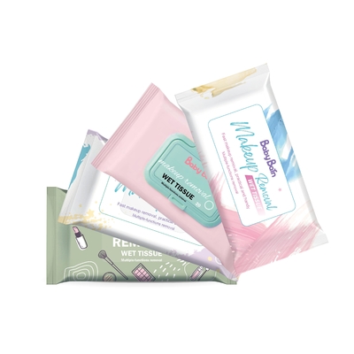 Kundenspezifische Logo Disposable Cosmetic Makeup Remover-Feuchtpflegetücher täglich benutzt für Gesichtsreinigung
