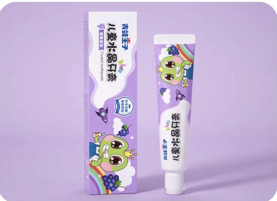 Purpurrotes Trauben-Mundhygiene-Werkzeug, das Zähne kein Sugar Added Toothpaste weiß wird